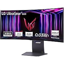 LG Electronics 34GS95QE-B.AEU UltraWide QHD Ultragear Gaming OLED